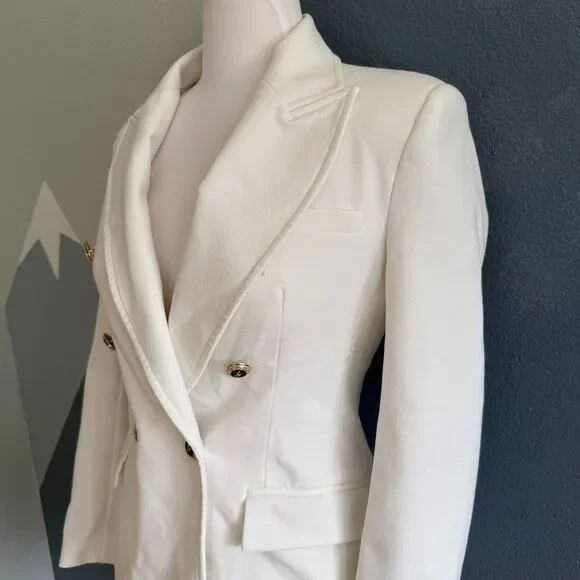 Zara White Blazer Size Small - Picture 4 of 11